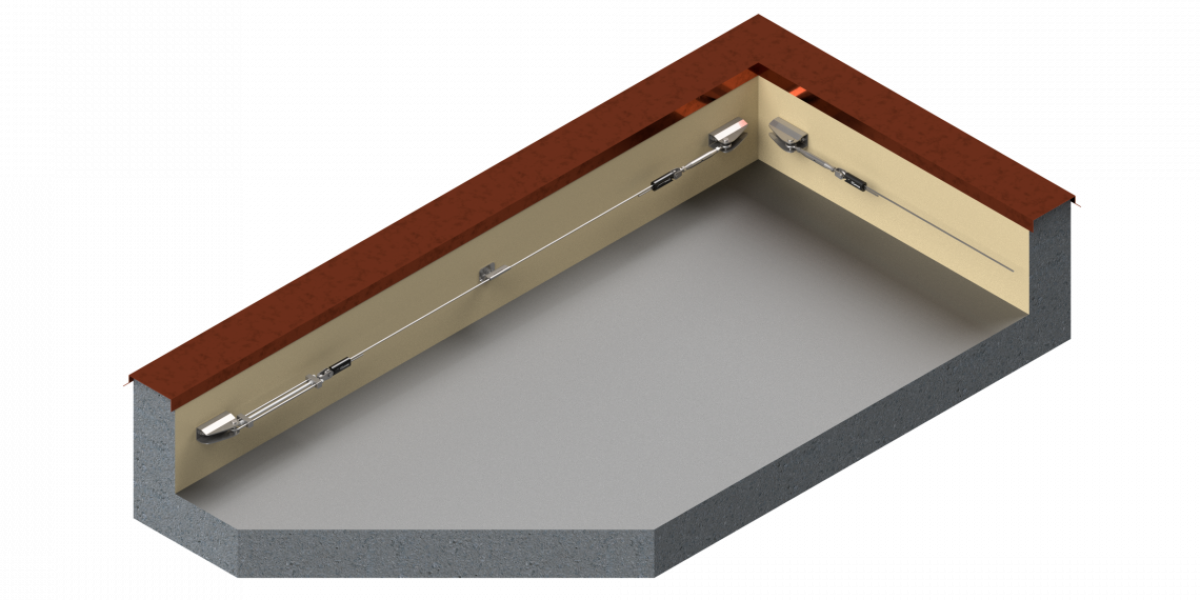 Dispositivo di ancoraggio indeformabile per linea vita a parete in acciaio inox