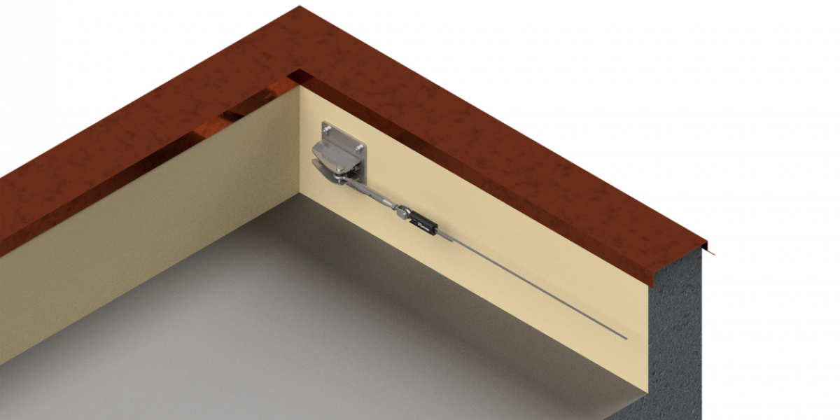 Dispositivo di ancoraggio indeformabile per linea vita a parete in acciaio inox