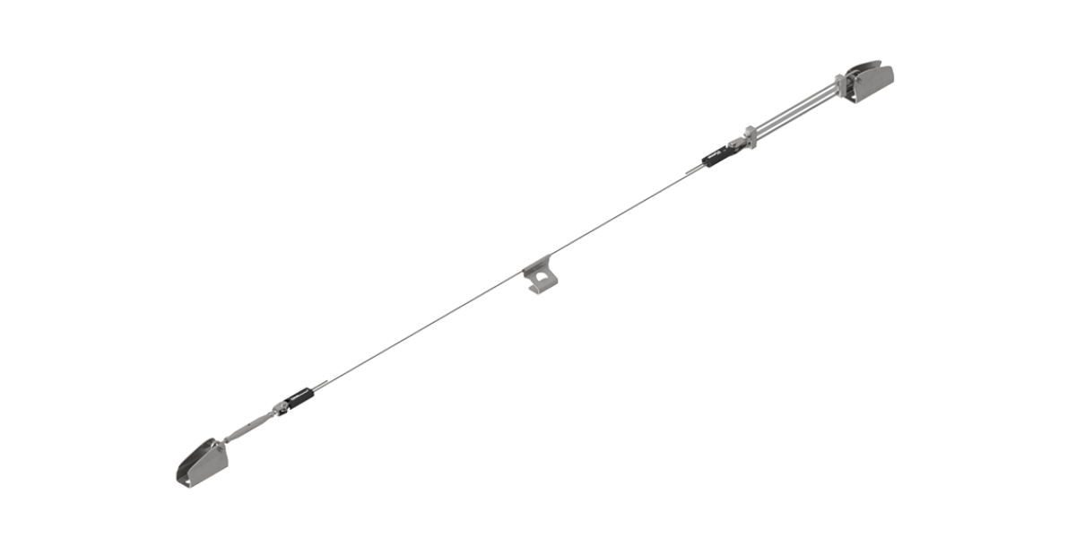 Dispositivo di ancoraggio indeformabile per linea vita a parete in acciaio inox