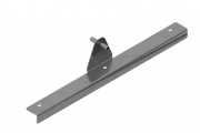 Elemento indeformabile in acciaio inox per linea vita su lamiera aggraffata