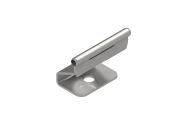 Dispositivo di ancoraggio indeformabile per linea vita a parete in acciaio inox