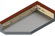 Dispositivo di ancoraggio indeformabile per linea vita a parete in acciaio inox