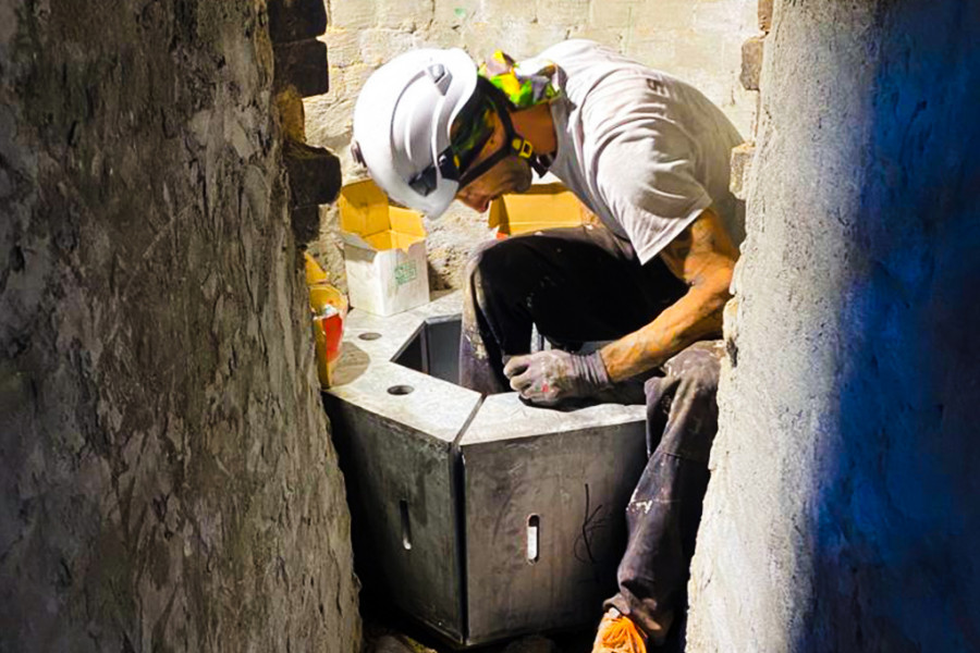 Ex Macello Piacenza: manutenzione straordinaria alla ciminiera Ex Macello Piacenza: manutenzione straordinaria alla ciminiera