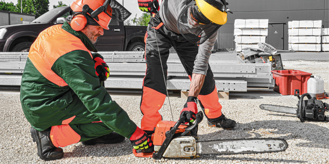 Lavoratori addetti all'utilizzo di motoseghe e decespugliatori