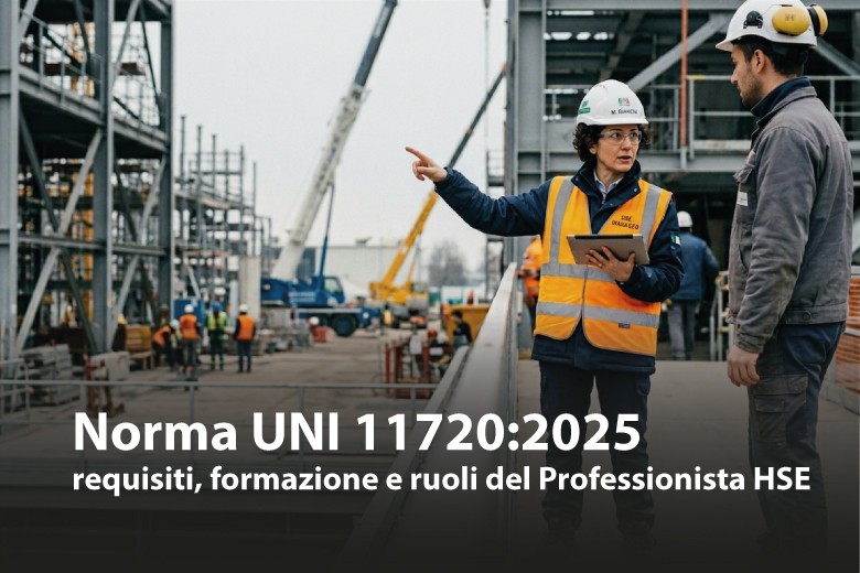 Norma UNI 11720:2025: requisiti, formazione e ruoli del Professionista HSE