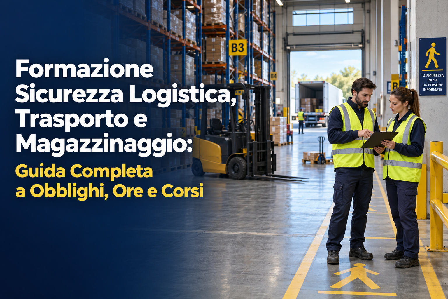 Formazione Sicurezza Logistica, Trasporto e Magazzinaggio: Guida Completa a Obblighi, Ore e Corsi